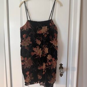 Forever 21 Black and Orange Dress